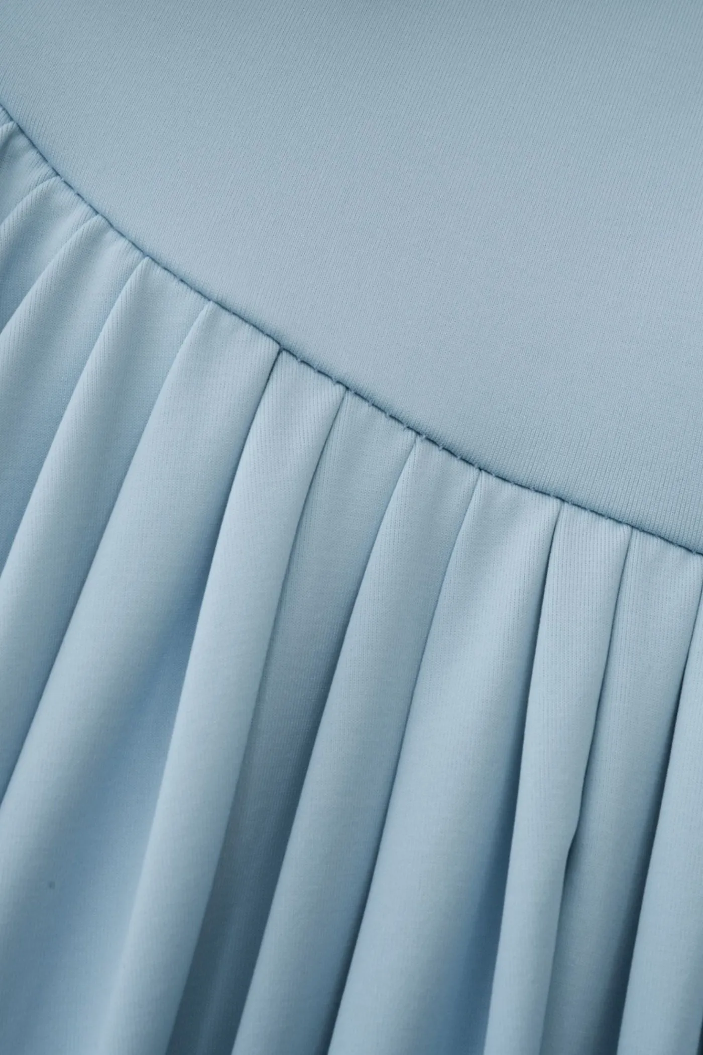 Aakifa Asymmetric Draped Maxi Dress in Baby blue Gloria Lanvin