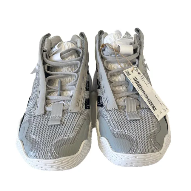 Adidas Girls Gray Baske Sneakers  / 8 Women's