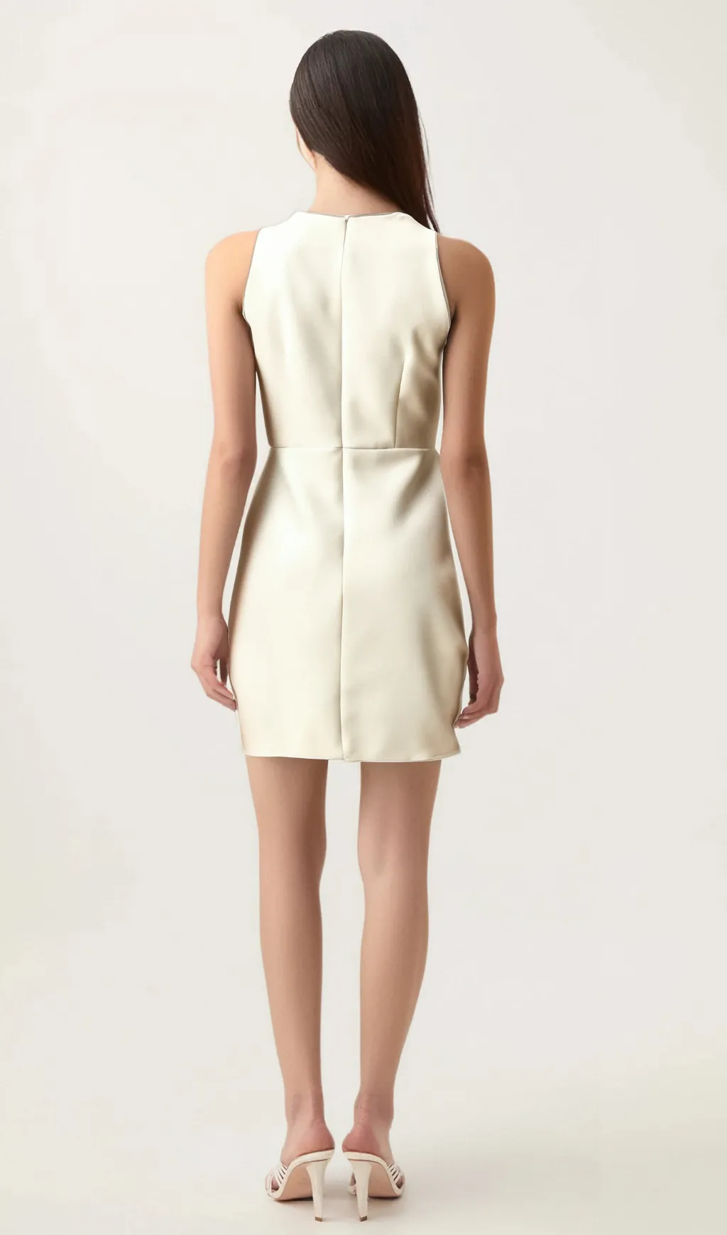 Adrielle white flower-motif puff mini dress Gloria Lanvin