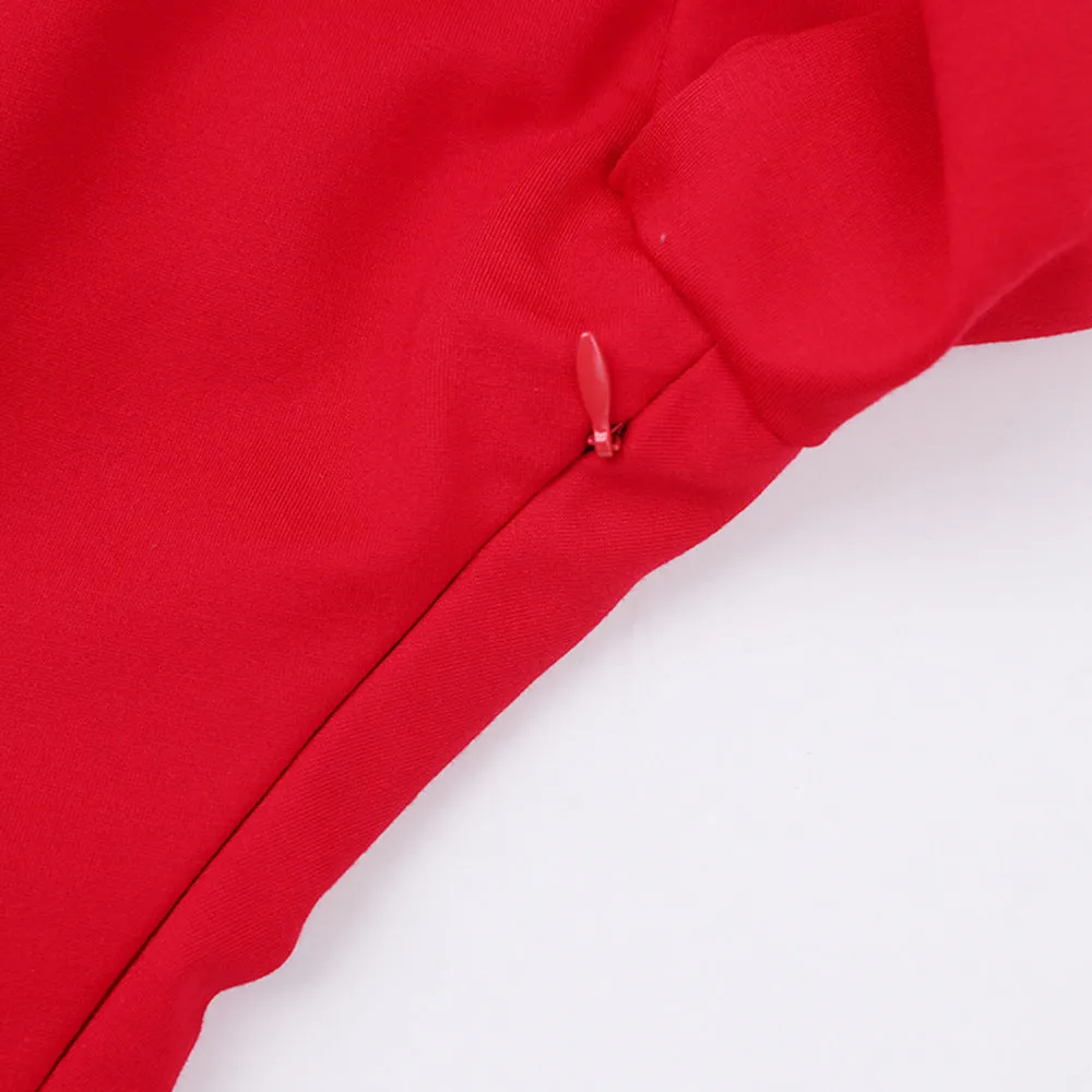 ALBERTA RED ONE SHOULDER SLIT PLEATED MAXI DRESS Gloria Lanvin