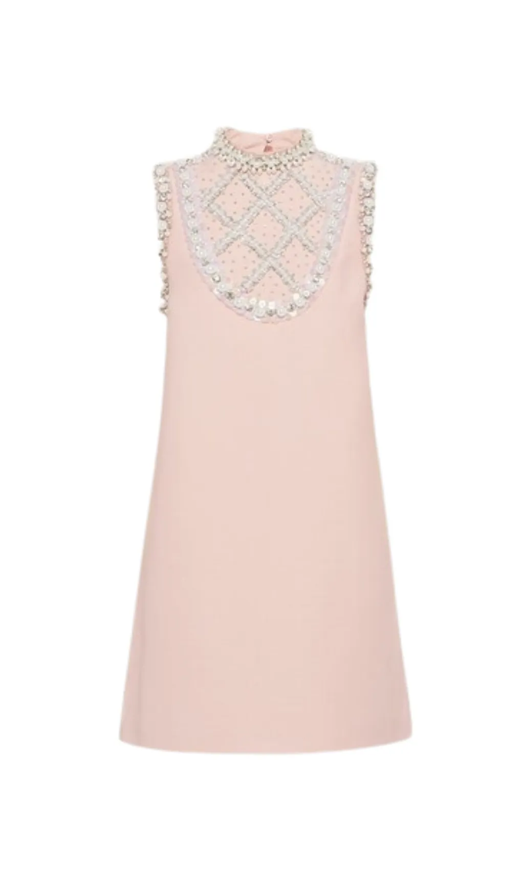 ALBERTINE PEARL-EMBELLISHED MINI DRESS Gloria Lanvin