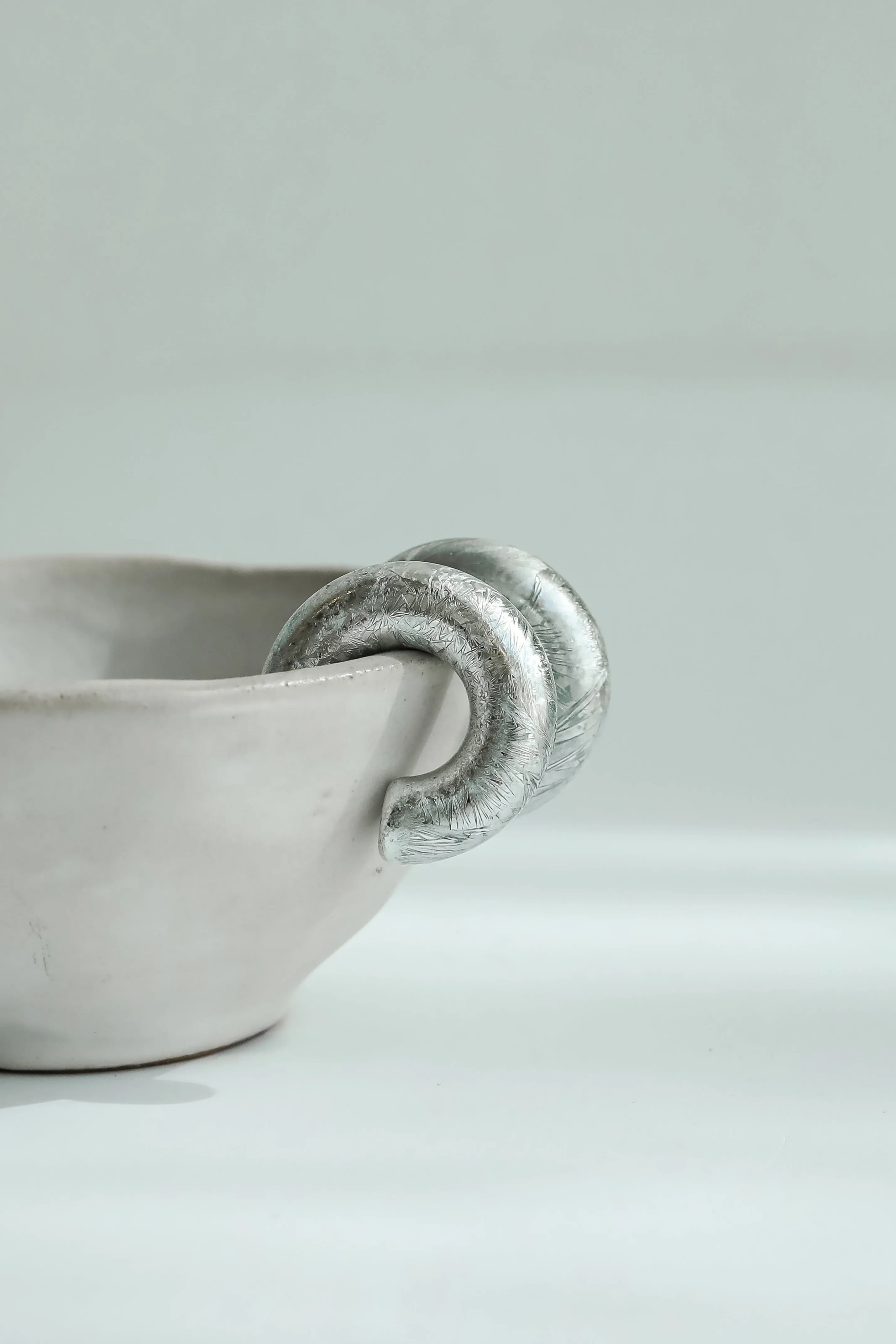 Alexa Metallic Hoop Earrings