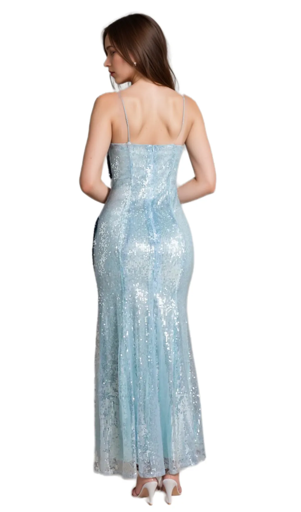 alyssa Samira Gradient Embellished Mermaid Maxi Dress Gloria Lanvin