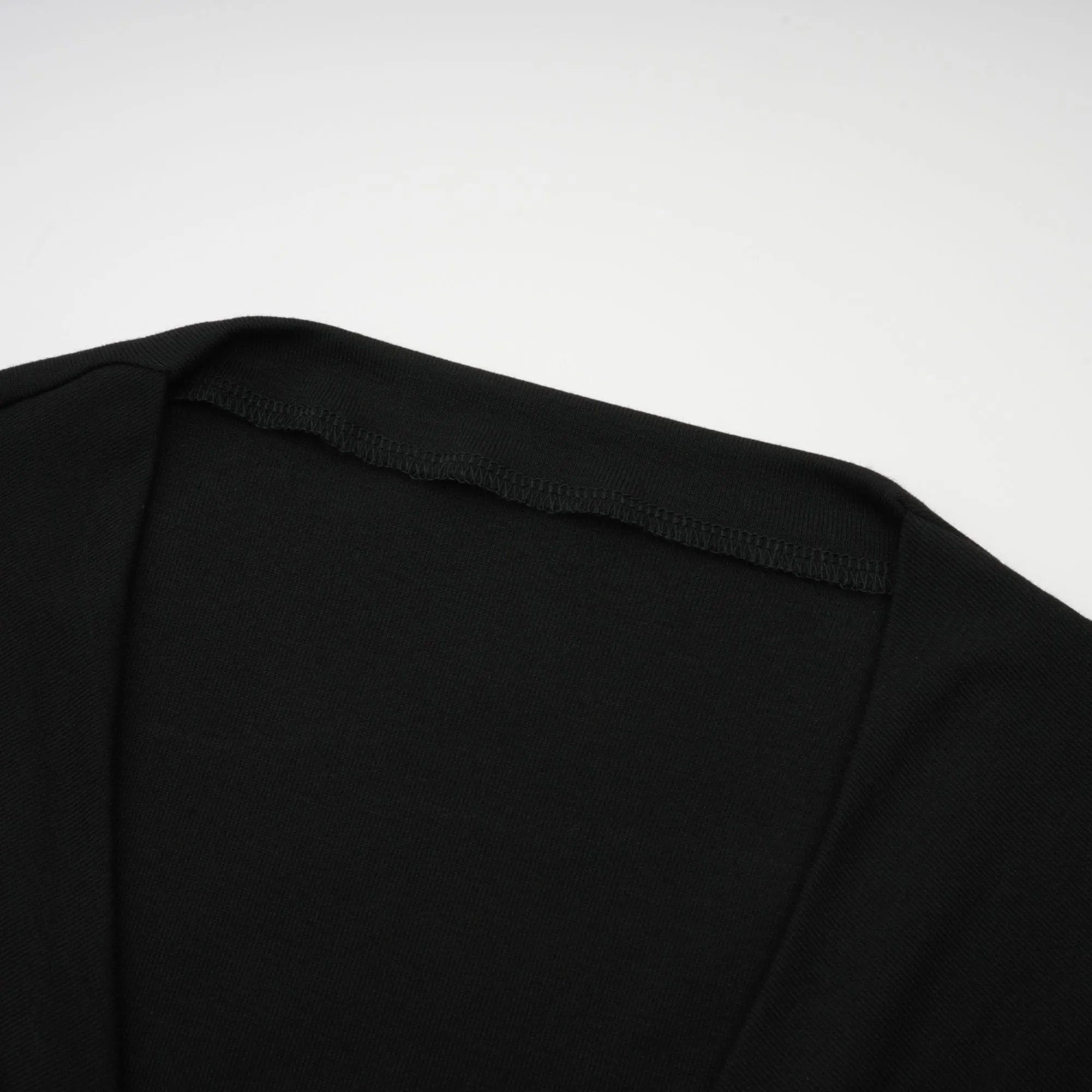 Anas black open-front gathered top Gloria Lanvin