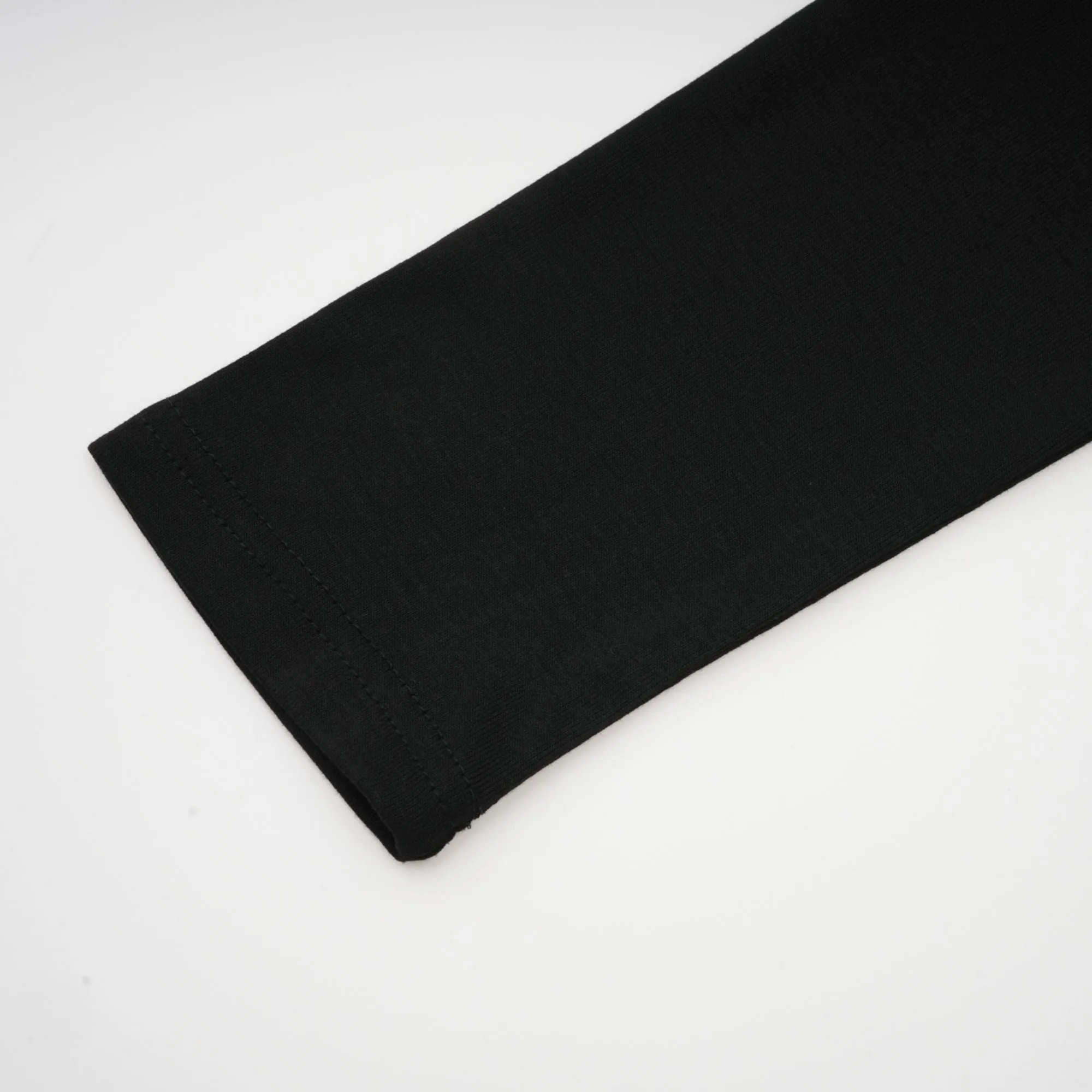 Anas black open-front gathered top Gloria Lanvin
