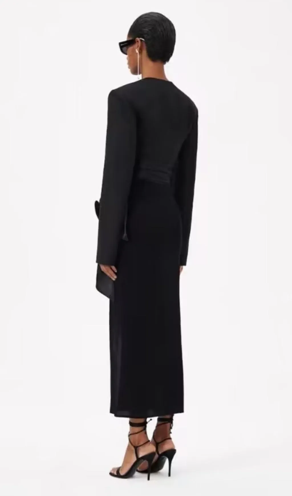 ANDEANA BOW CROP TOP AND SKIRT TWO PIECE SET Gloria Lanvin