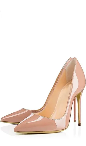APRICOT STILETTO HIGH HEELS Gloria Lanvin