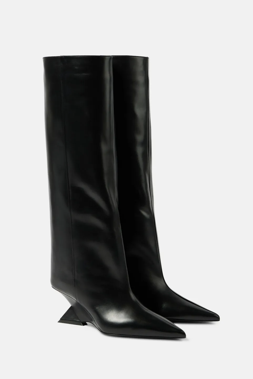 Astrid Heterotypic Knee-high Boots - Black Gloria Lanvin