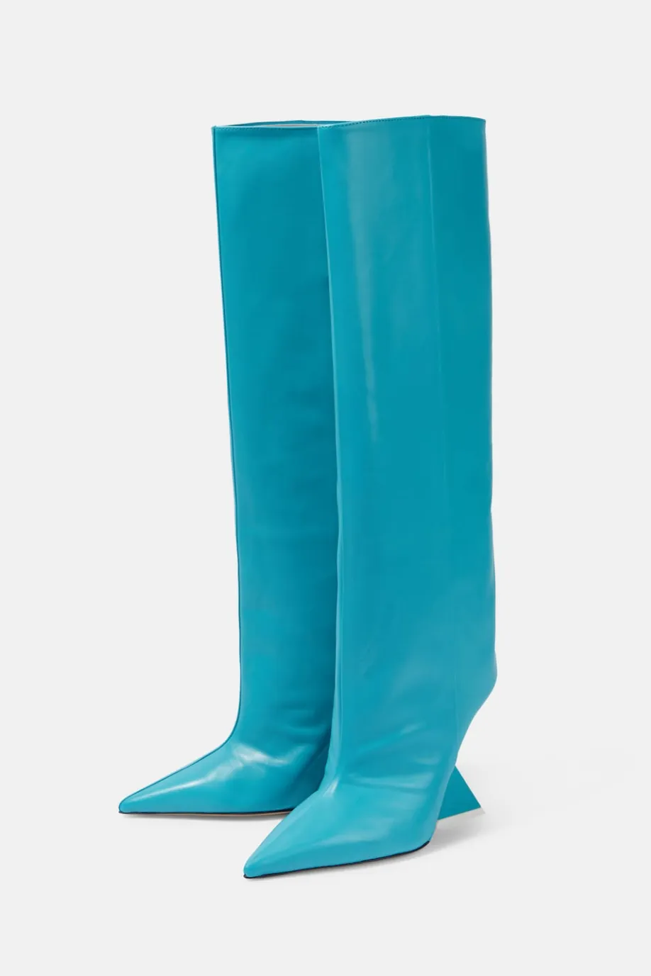 Astrid Heterotypic Knee-high Boots - Blue Gloria Lanvin
