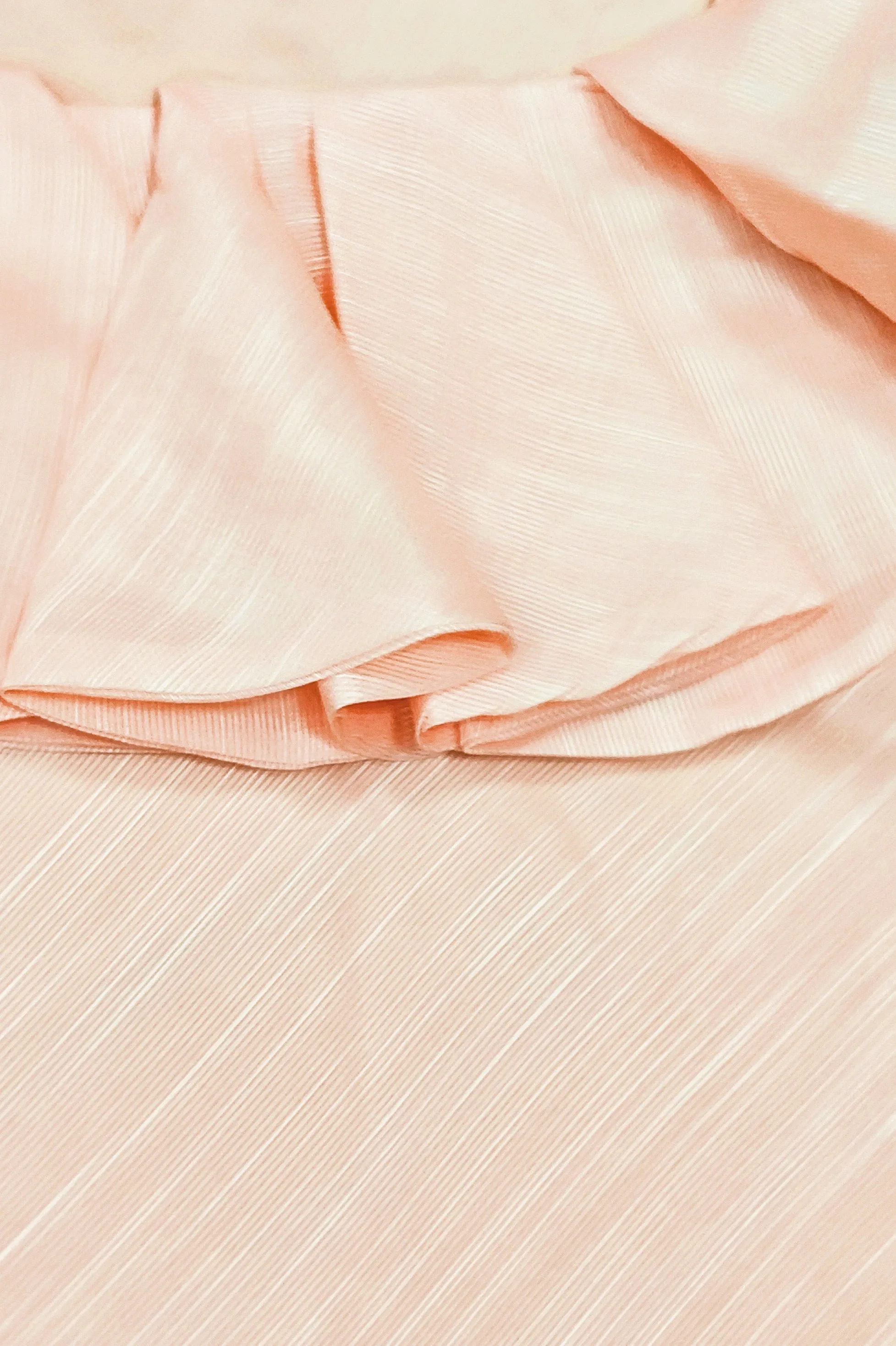 aurora Halter Neck Ruffle Maxi Dress in pink Gloria Lanvin