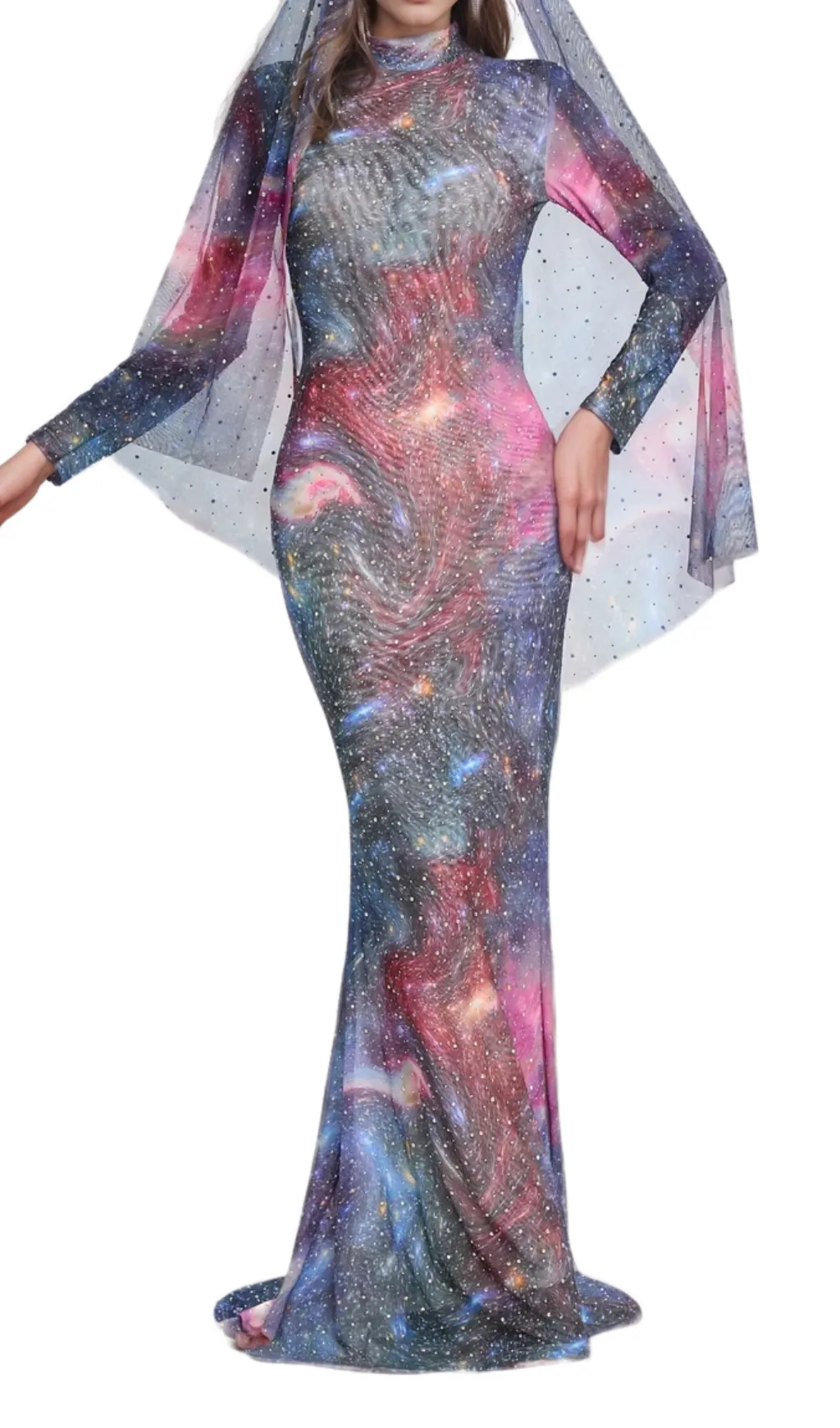 aurora printed hot drill maxi dress Gloria Lanvin