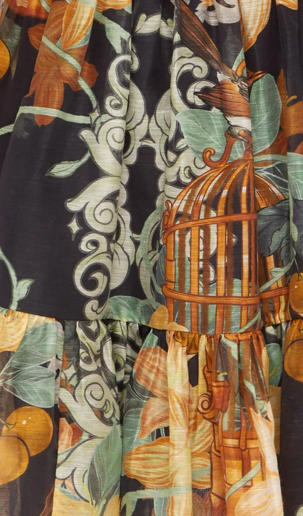 AZALEA PRINT IN TWILIGHT BELTED MINI DRESS Gloria Lanvin
