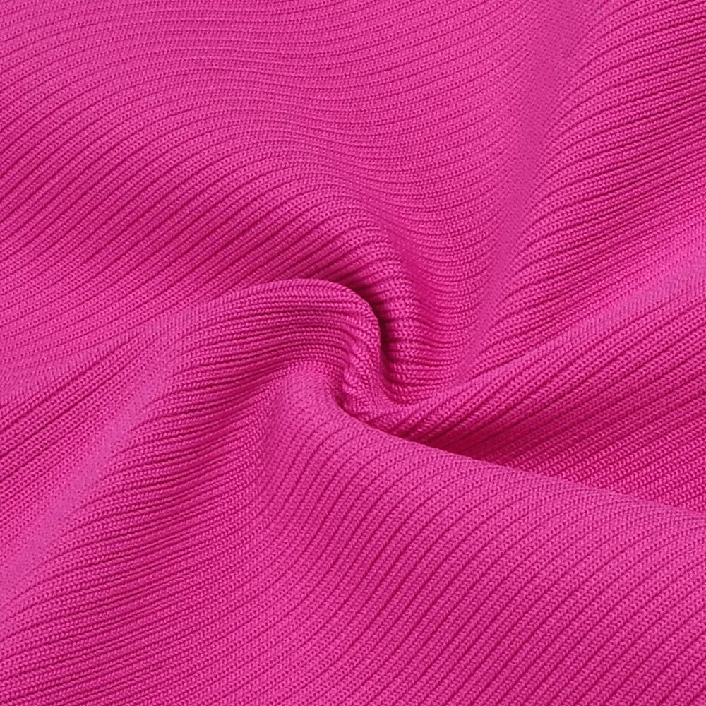 BANDAGE CUT OUT MAXI DRESS IN PINK Gloria Lanvin