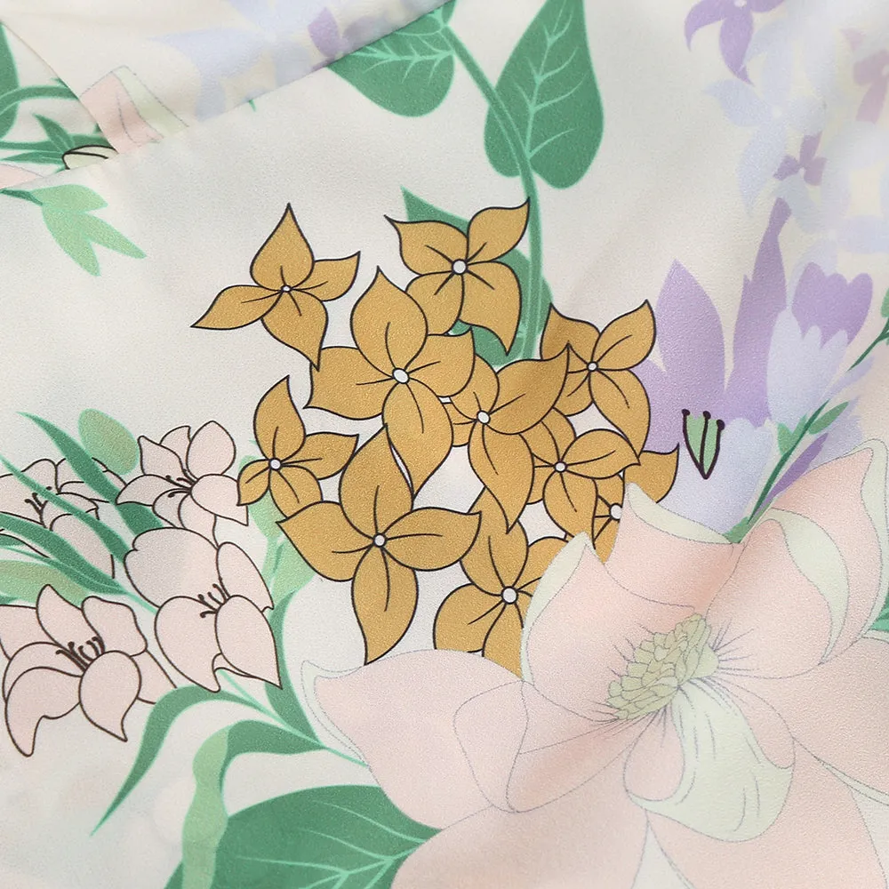 BELLADONNA FLORAL PRINT MINI DRESS Gloria Lanvin