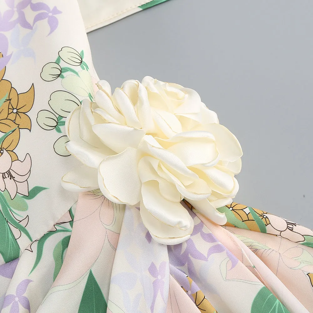 BELLADONNA FLORAL PRINT MINI DRESS Gloria Lanvin