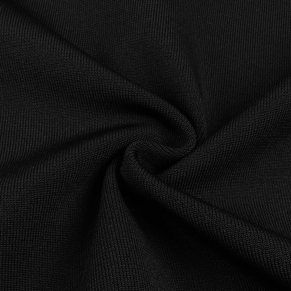 BLACK TULIP SATIN MAXI DRESS Gloria Lanvin