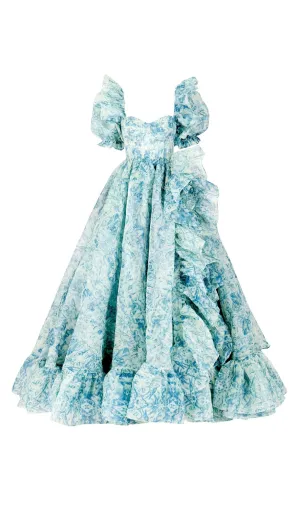 BLOOM GOWM IN BLUE Gloria Lanvin
