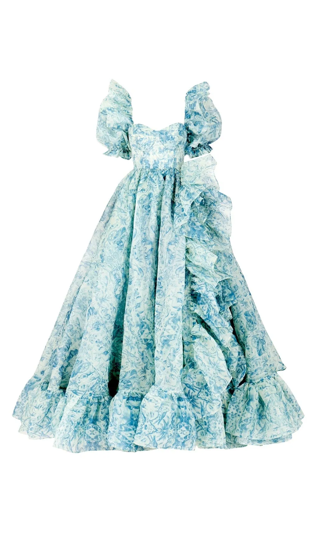 BLOOM GOWM IN BLUE Gloria Lanvin