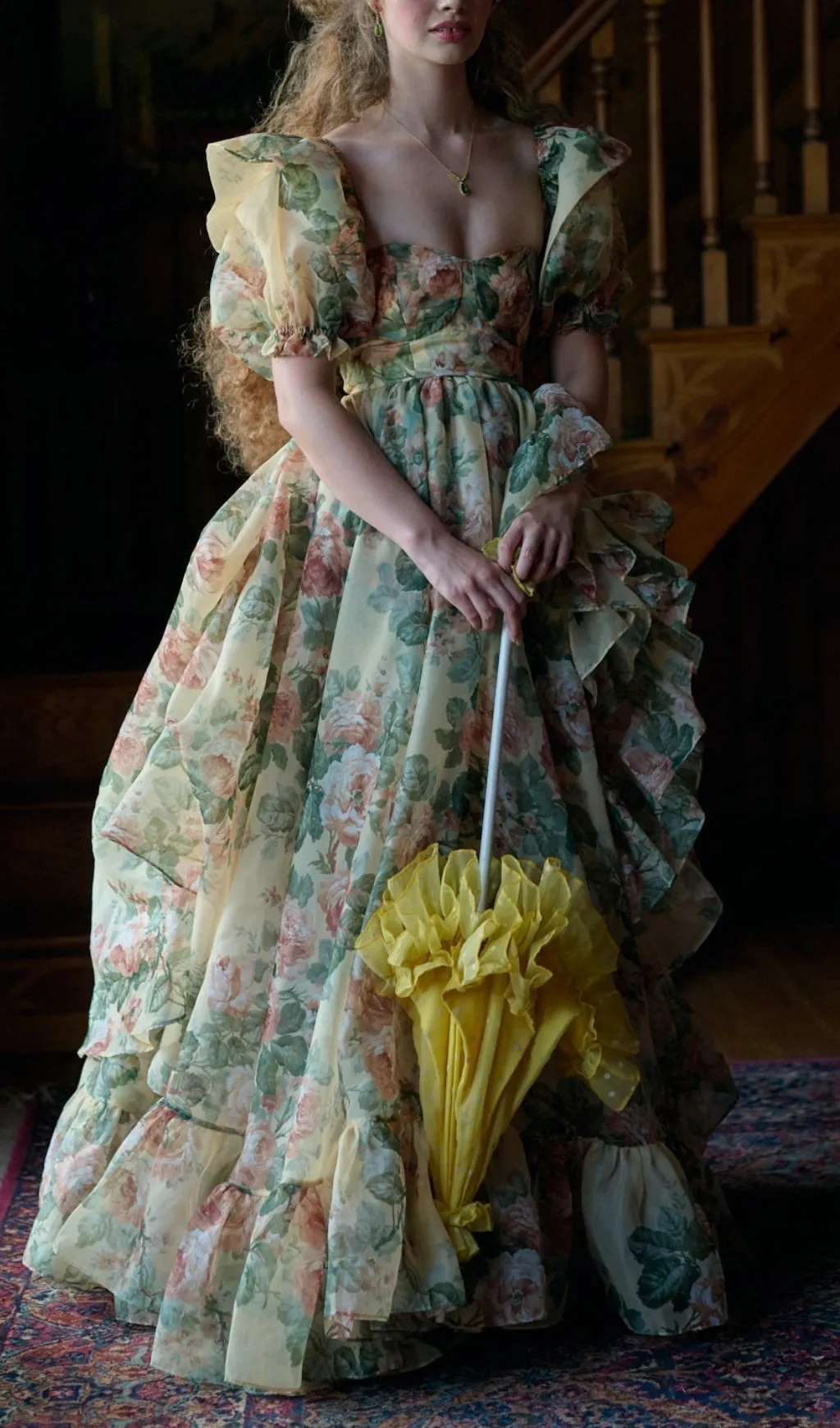 BLOOM GOWN IN BUTTER Gloria Lanvin