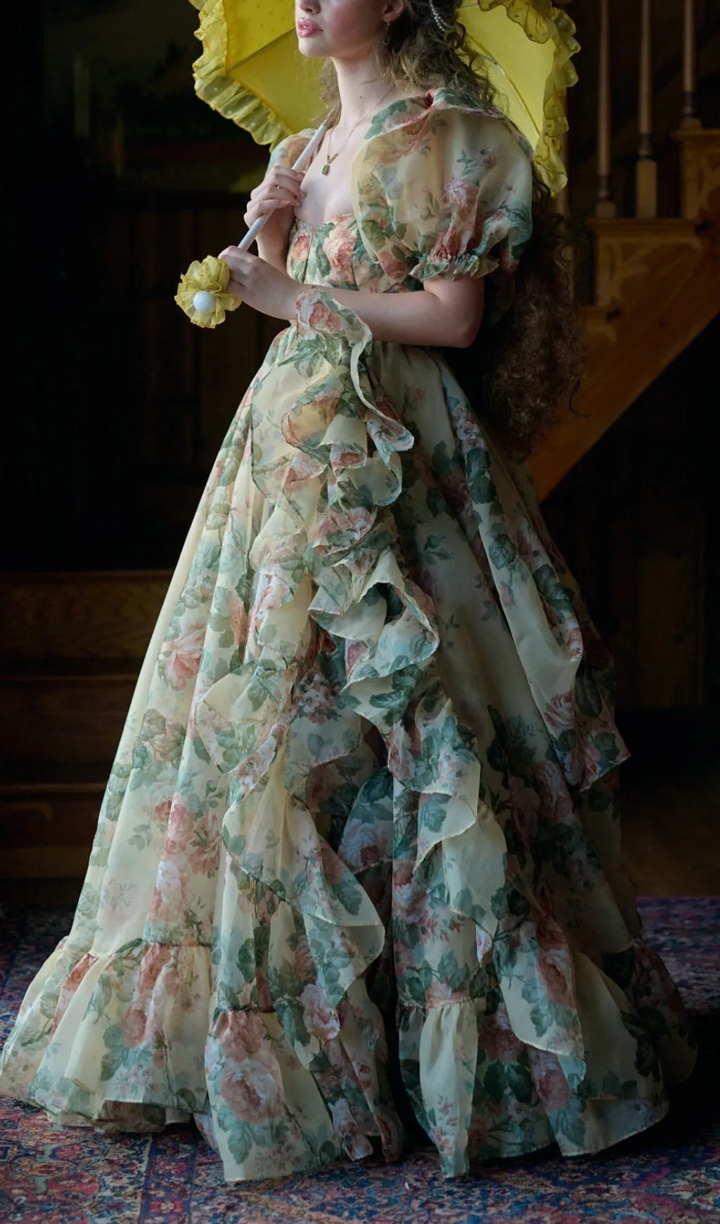 BLOOM GOWN IN BUTTER Gloria Lanvin