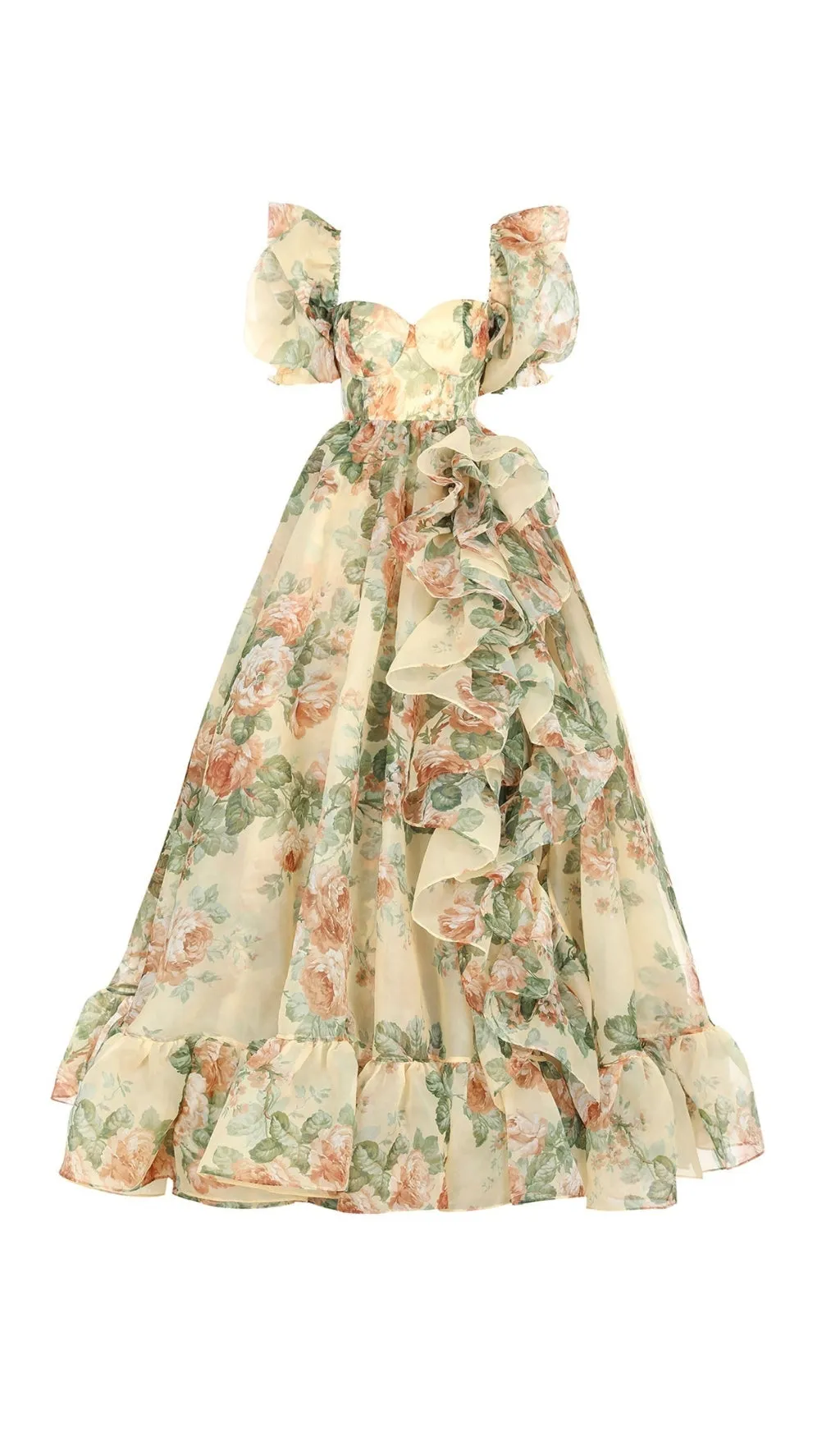 BLOOM GOWN IN BUTTER Gloria Lanvin