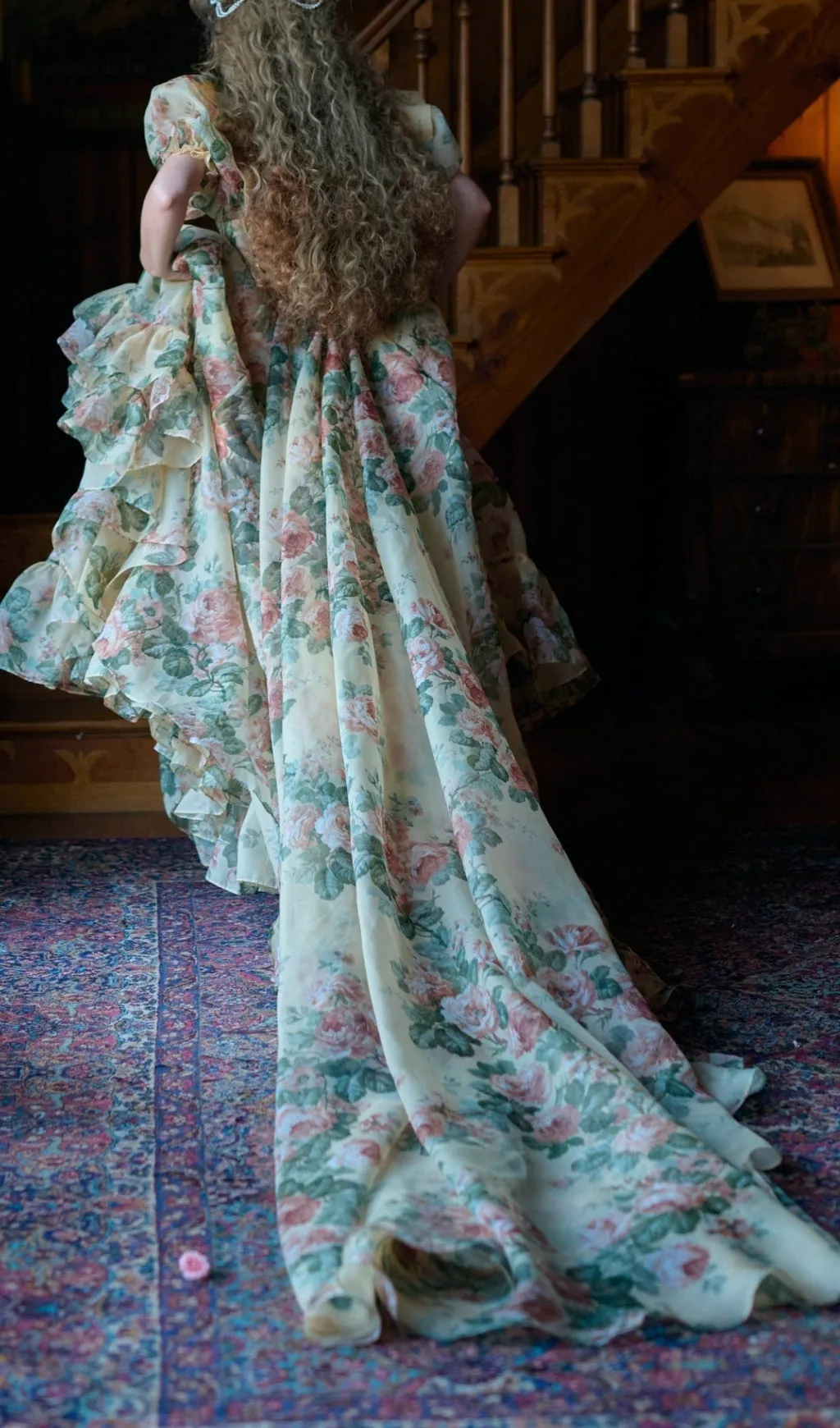 BLOOM GOWN IN BUTTER Gloria Lanvin