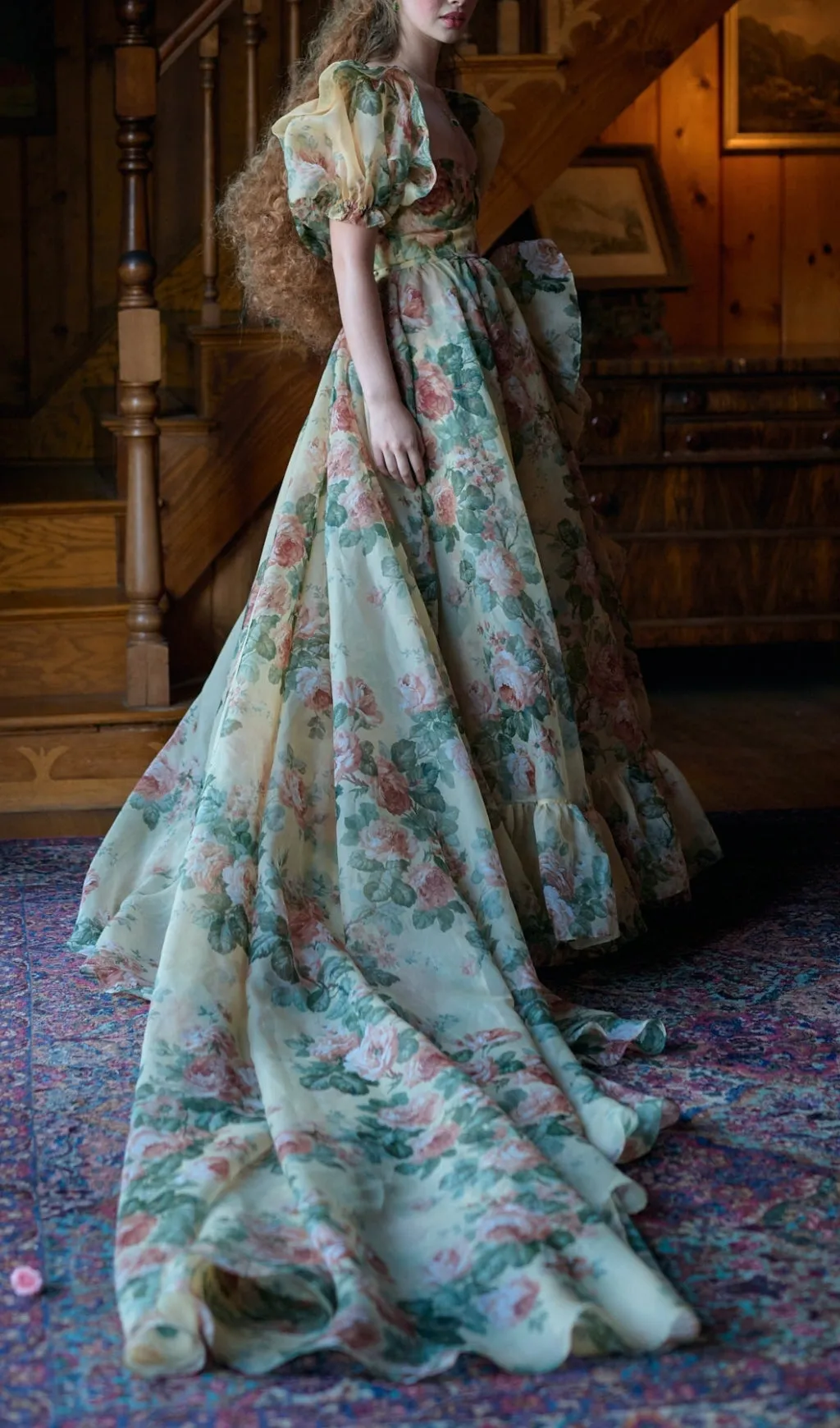 BLOOM GOWN IN BUTTER Gloria Lanvin