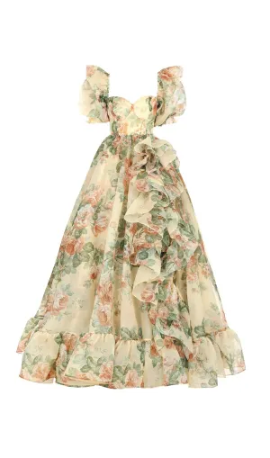 BLOOM GOWN IN BUTTER Gloria Lanvin
