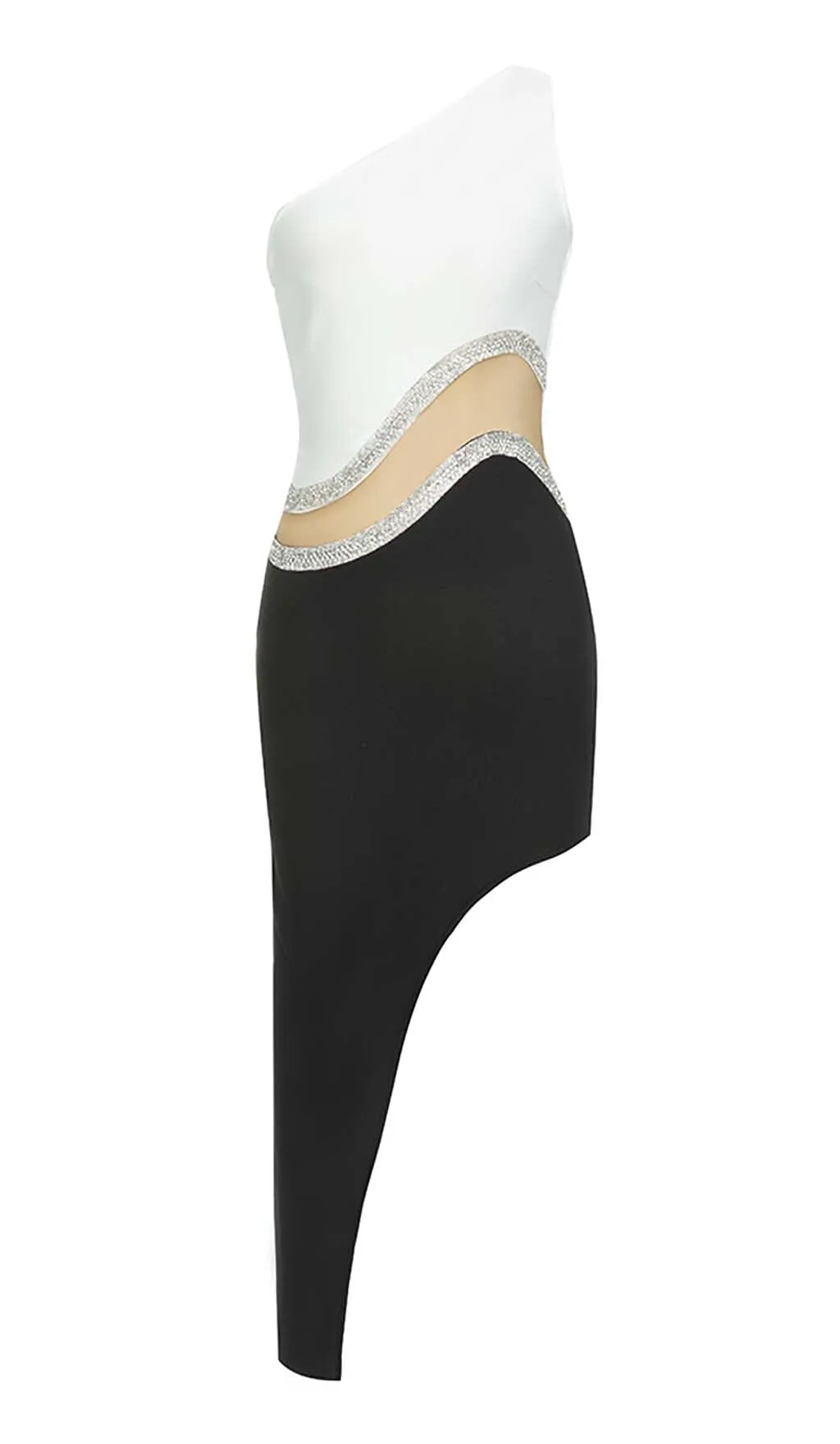 BODYCON PATCHWORK MIDI DRESS Gloria Lanvin