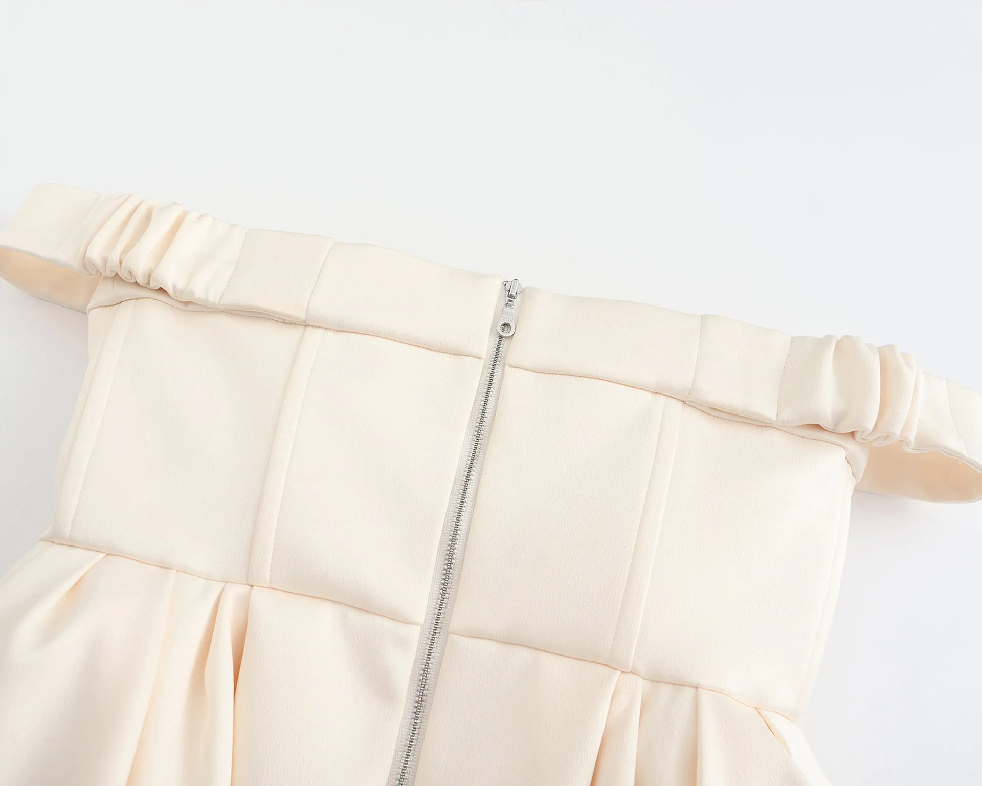 bow mini dress in beige Gloria Lanvin