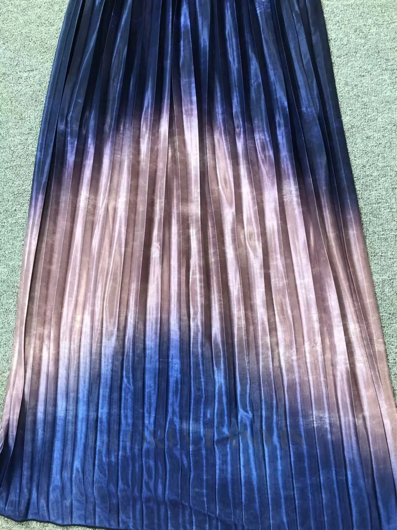 Brianna Pleated Shimmer Gown Gloria Lanvin