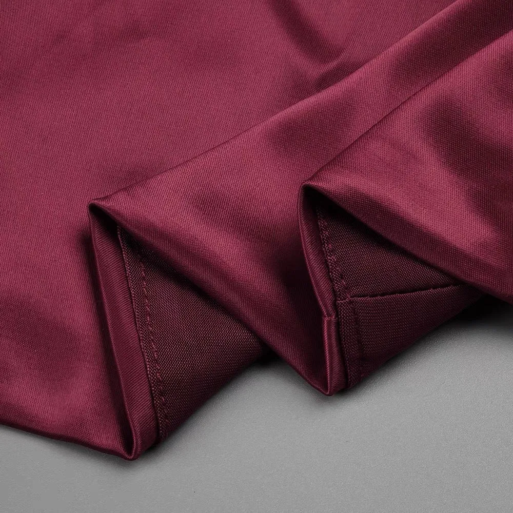burgundy feather embellished strapless mini dress Gloria Lanvin