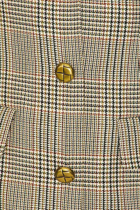 Check Wool Mini Dress Gloria Lanvin