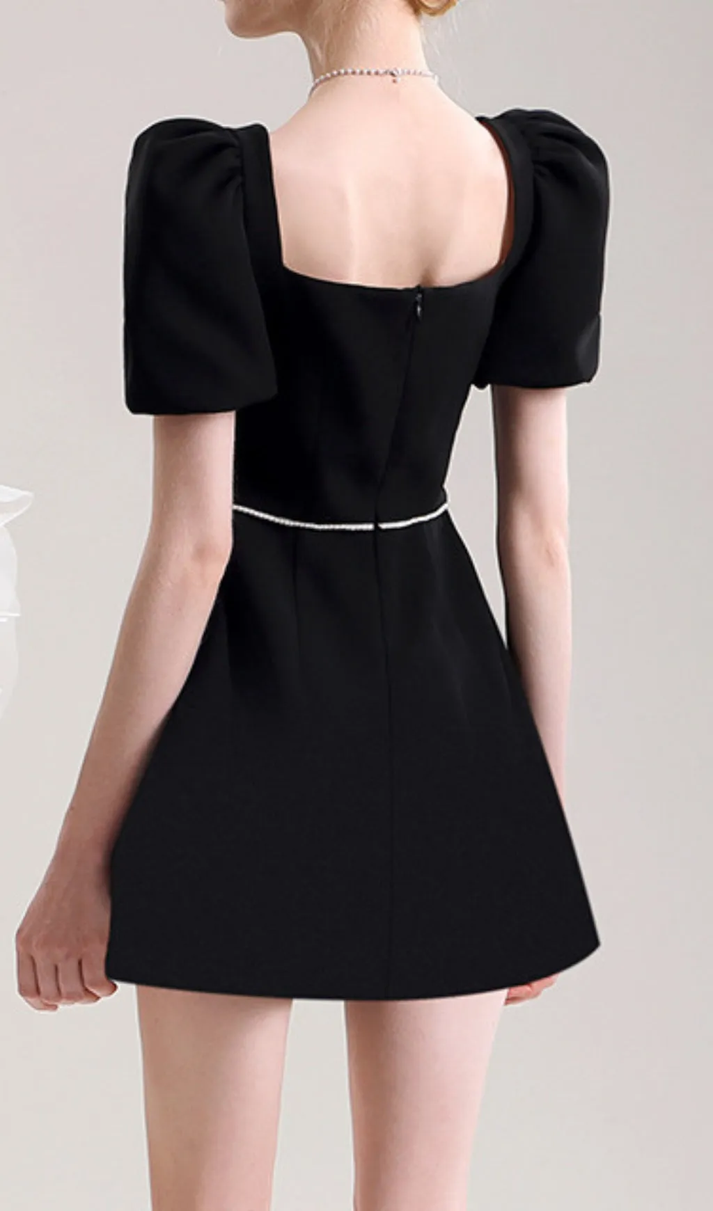 CHEICK BLACK BOW MINI DRESS Gloria Lanvin
