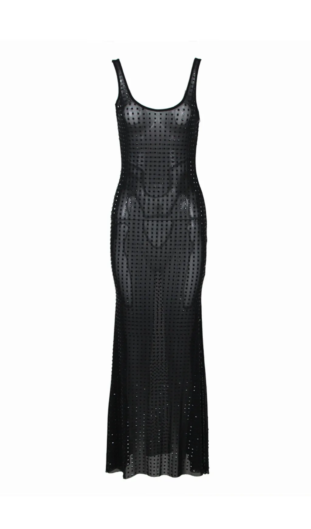 CHESSIE BLACK SEQUIN MAXI DRESS Gloria Lanvin
