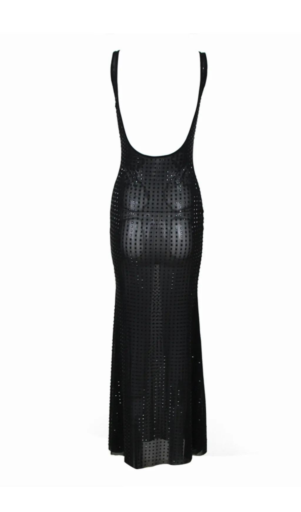 CHESSIE BLACK SEQUIN MAXI DRESS Gloria Lanvin