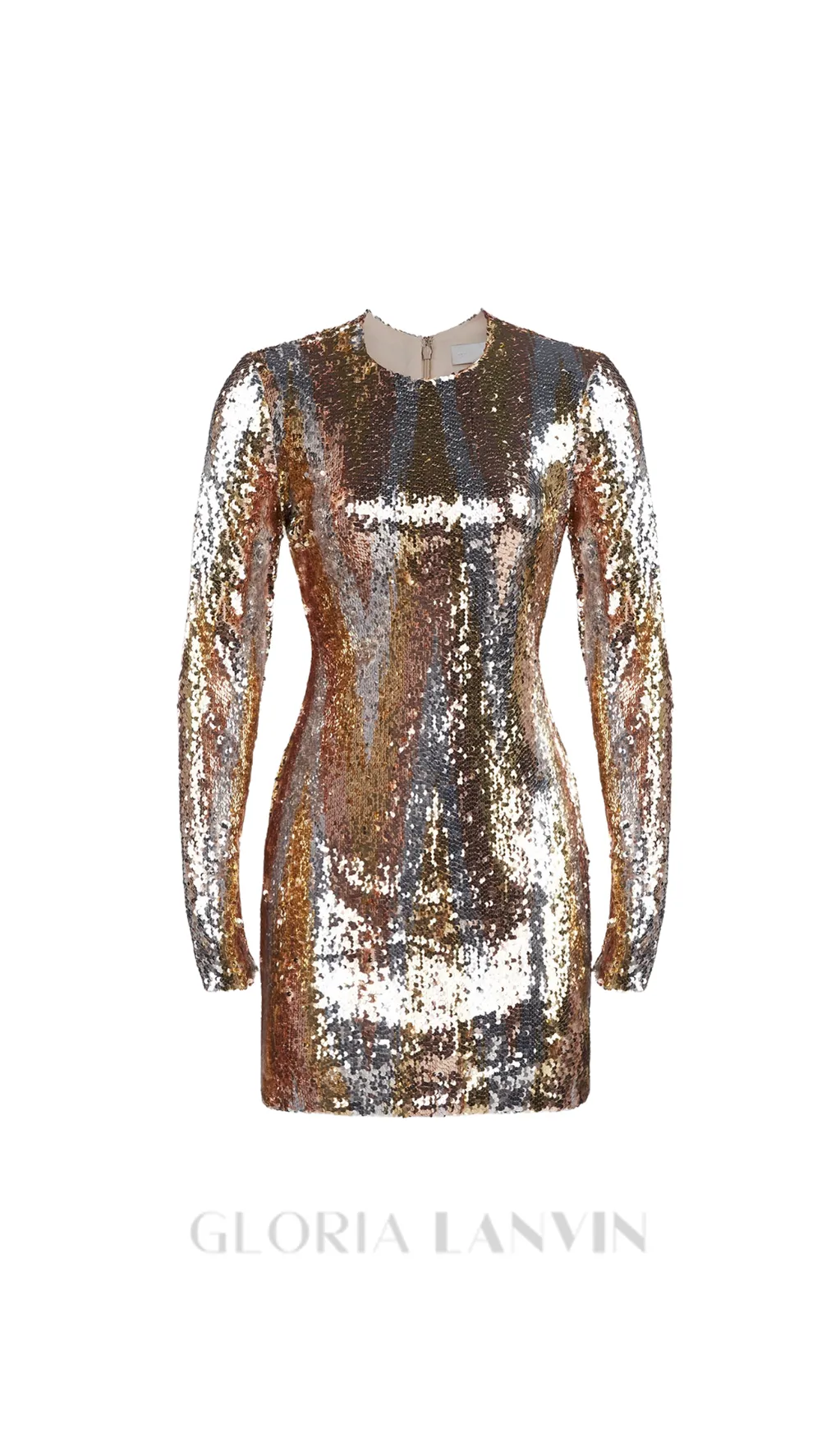 Chevron sequin mini dress Gloria Lanvin