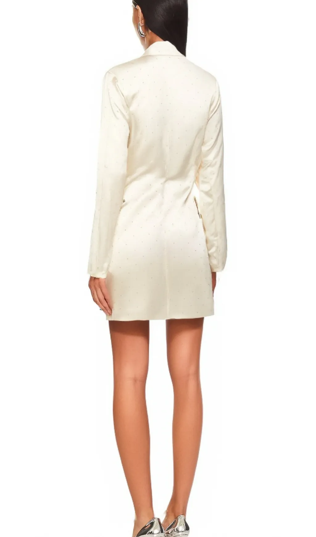 Chiara studded satin mini blazer dress Gloria Lanvin