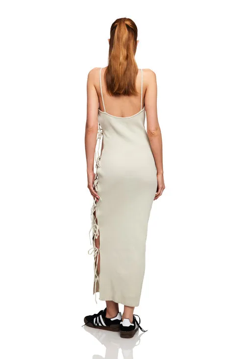 CITY OF ANGELS MIDI DRESS BONE Gloria Lanvin