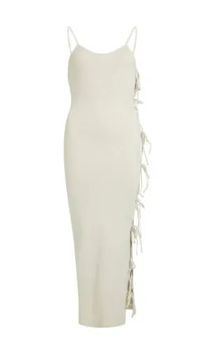 CITY OF ANGELS MIDI DRESS BONE Gloria Lanvin