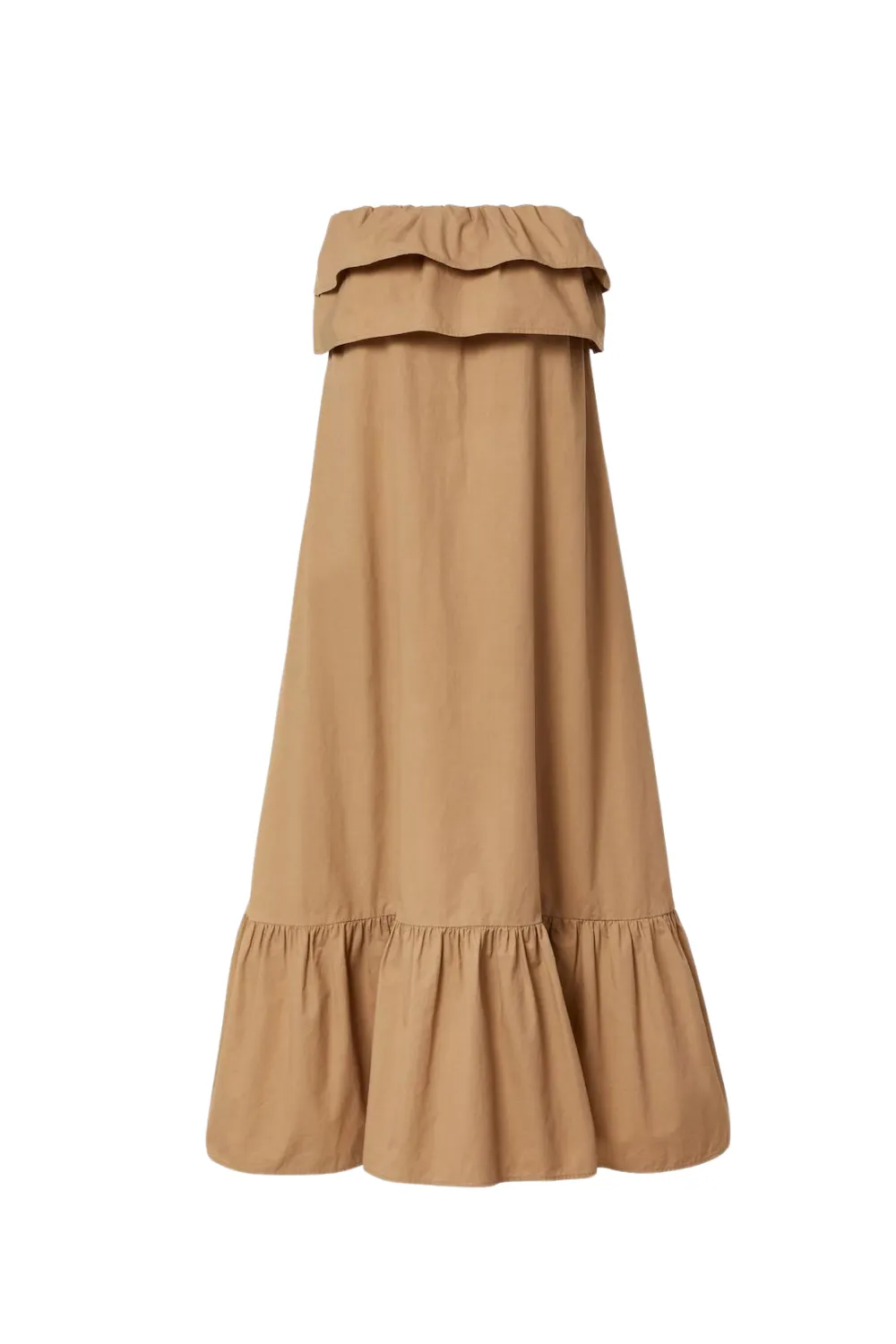 Clarrisa Ruffled Strapless Maxi Dress Gloria Lanvin