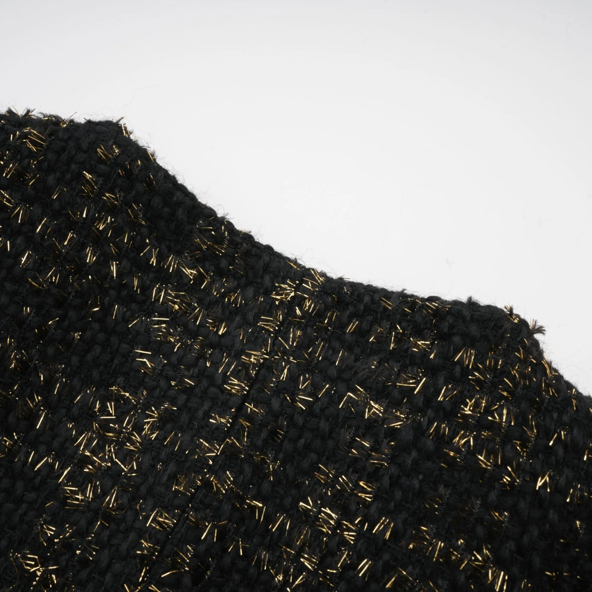 Claudine black metallic tweed jacket & shorts matching set Gloria Lanvin