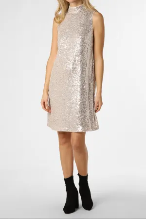 Cocktail mini dress in beige Gloria Lanvin