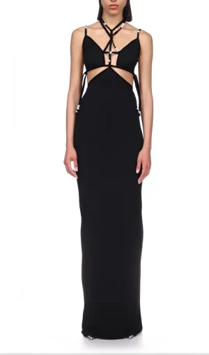 CRYSTAL BALL KNIT GOWN Gloria Lanvin