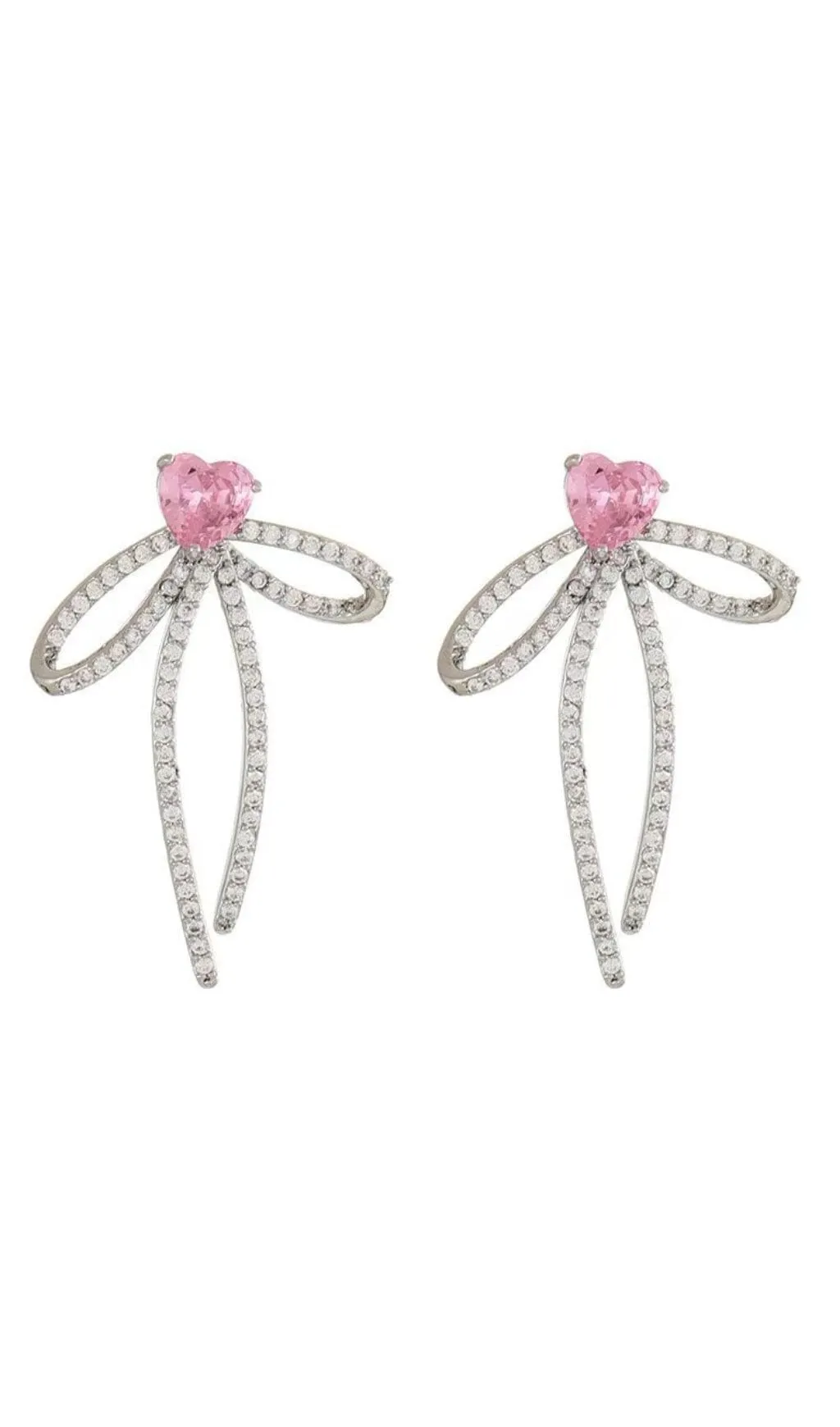 CRYSTAL BOWKNOT EARRINGS Gloria Lanvin