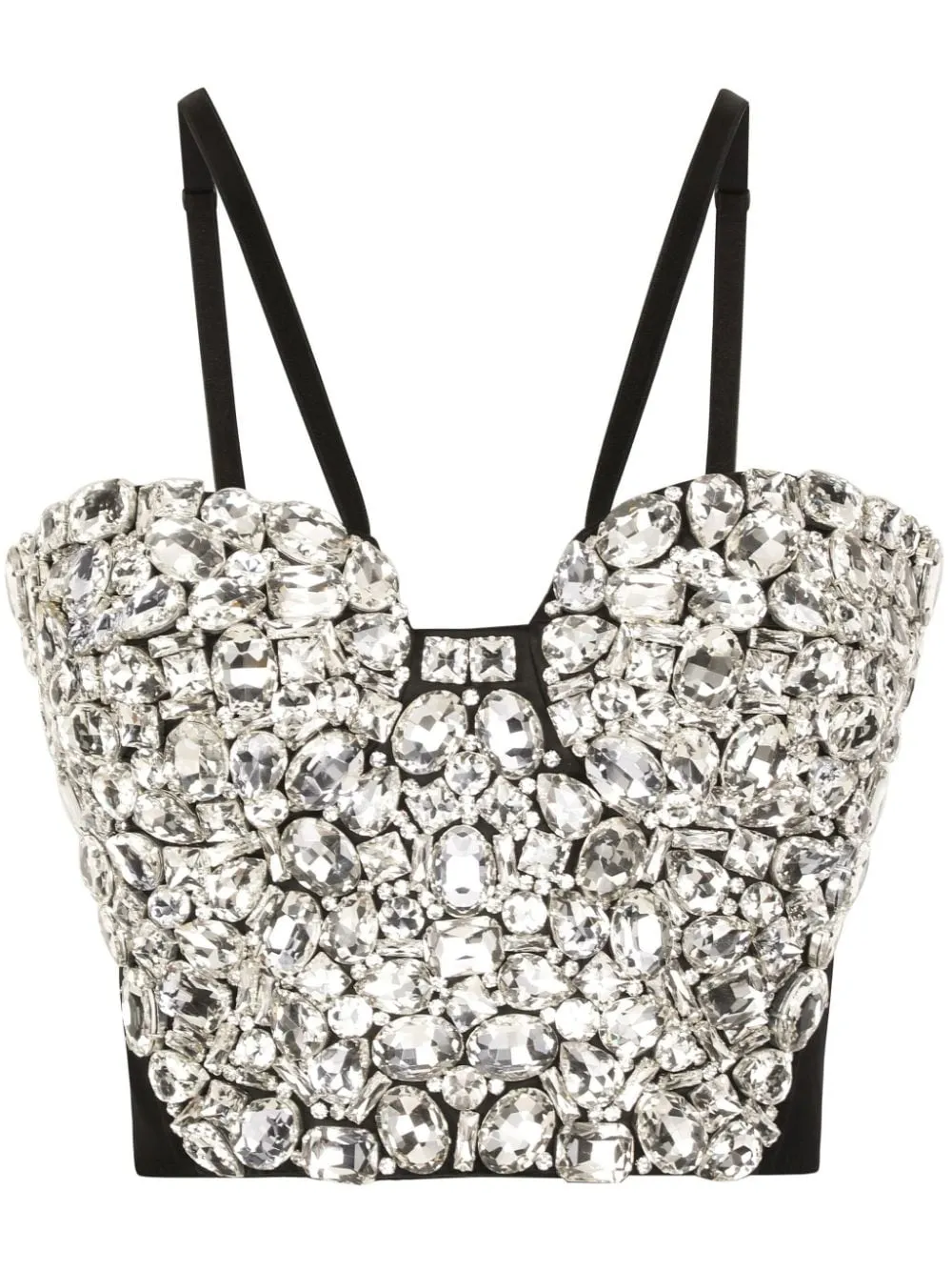 CRYSTAL-EMBELLISHED CROP TOP SKIRT SUIT Gloria Lanvin