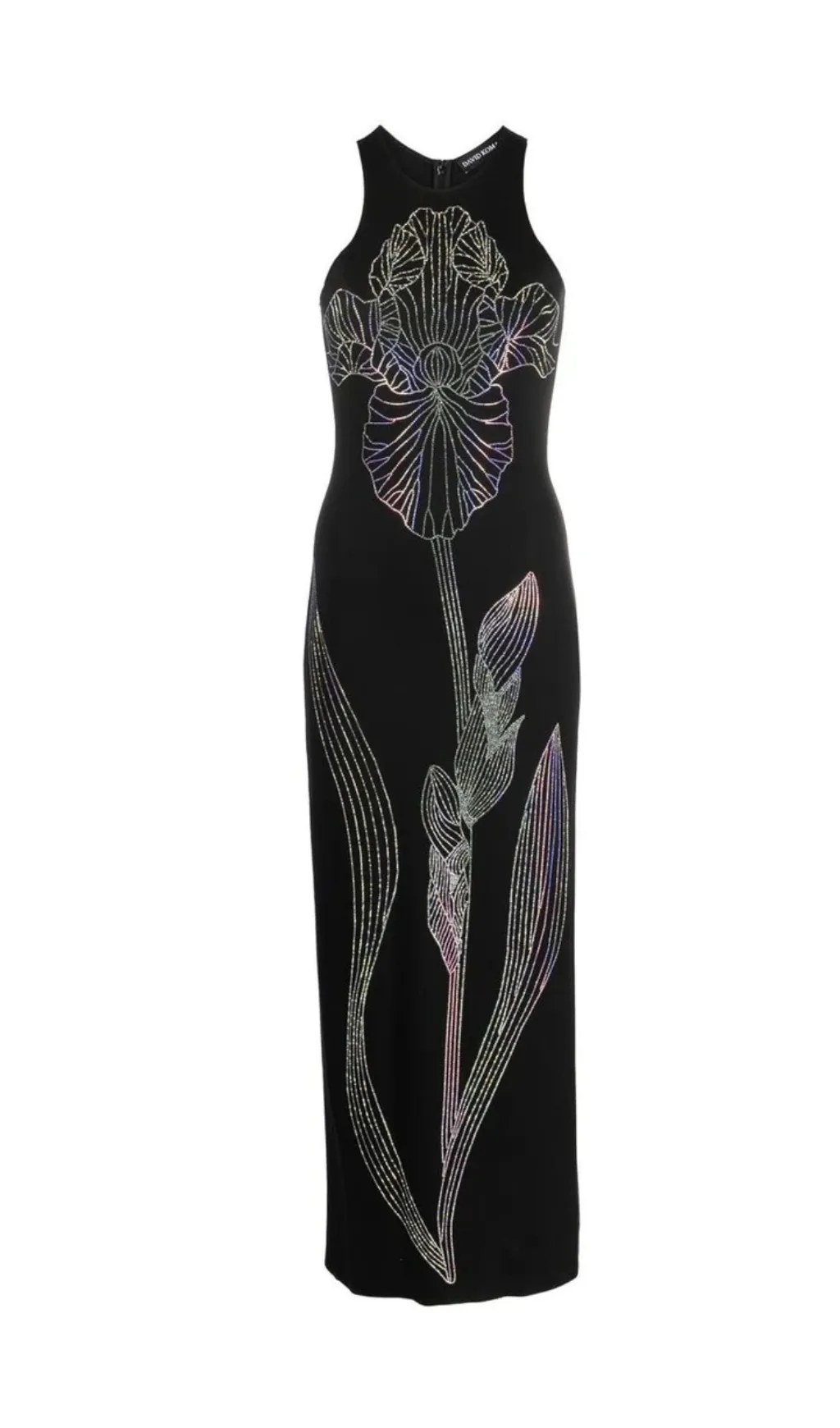 CRYSTAL EMBELLISHED SHEATH MAXI DRESS Gloria Lanvin