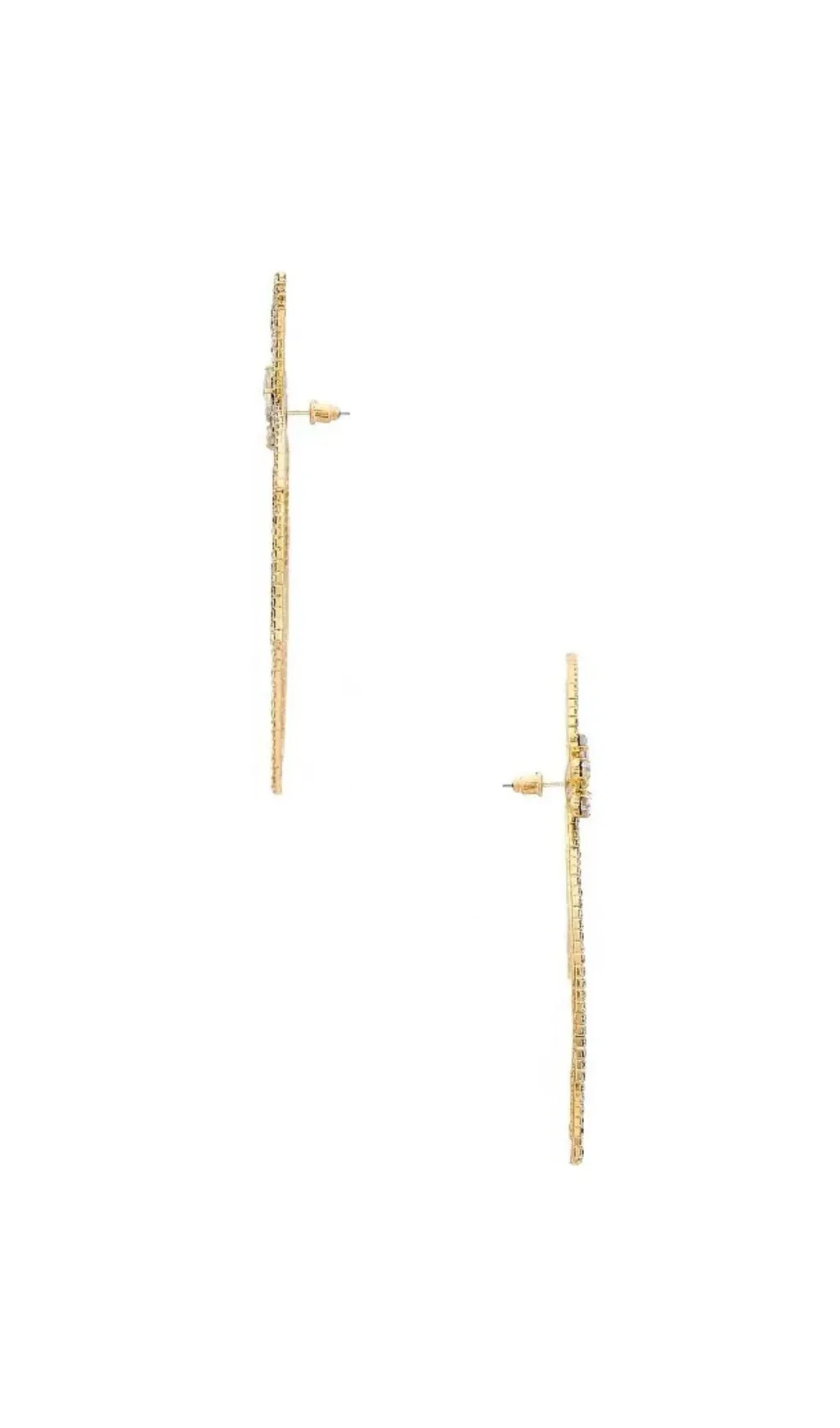CRYSTAL FLOWER EARRINGS IN SILVER Gloria Lanvin