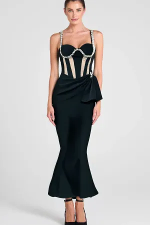 CRYSTAL MERMAID BANDAGE DRESS Gloria Lanvin