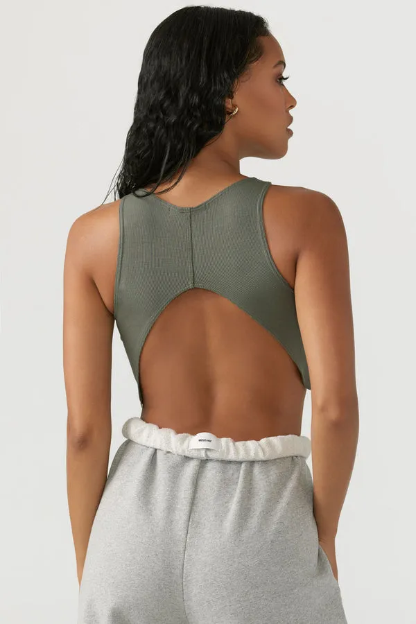 CURVE CROP TANK Gloria Lanvin